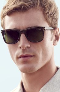 Tom Ford FT0337 Hugh Rectangular Sunglasses